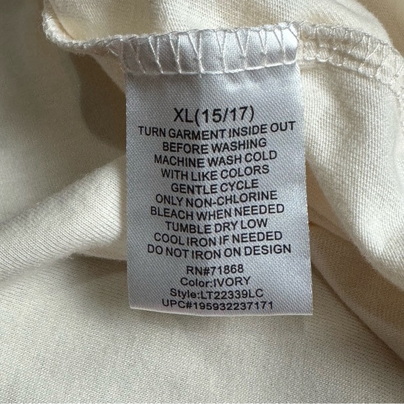 Care Bears Ivory  Short Sleeves T-shirt Junior Sizes - Picture 5 of 7